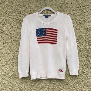 Ralph Lauren Sport Flag Logo Sweater